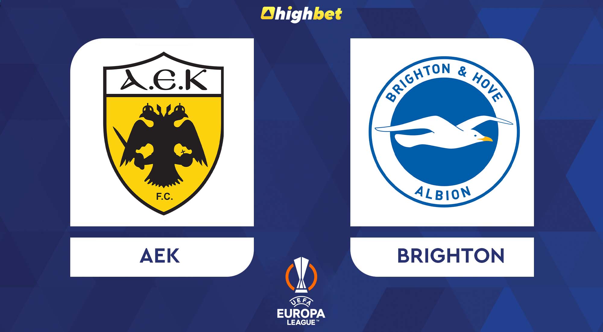 Preview: AEK vs Brighton - highbet UEFA Europa League Prediction